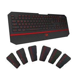 Redragon Karura K502 USB Gaming Keyboard, 7 Switchable Backlight Colors, 104+ Keys